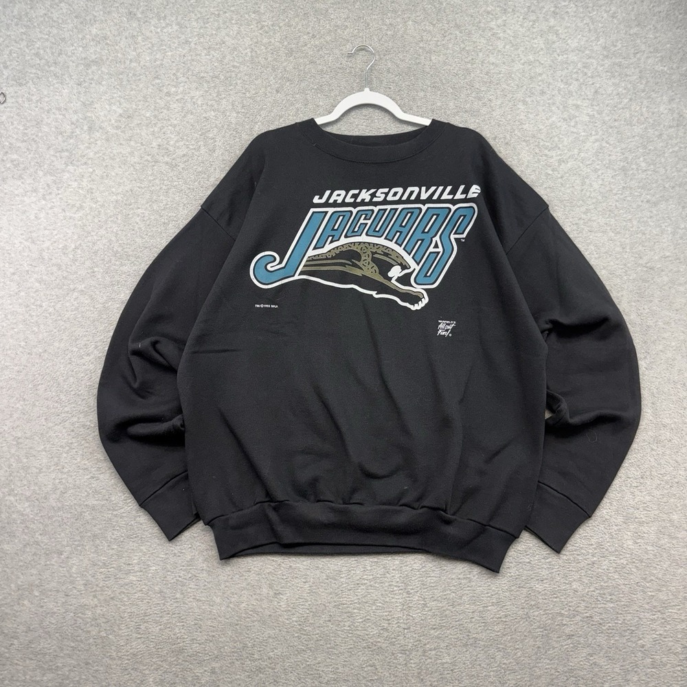 Vintage 1993 Jacksonville Jaguars Banned Logo Sweatshirt XXL Made in USA Tultex